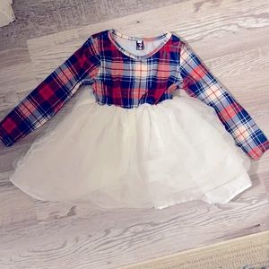Toddler plaid tutu dress 2t